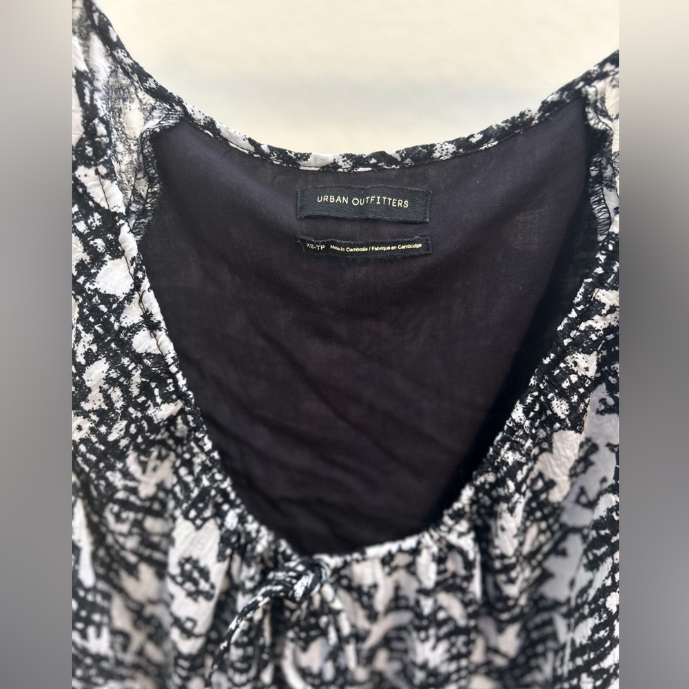 EUC Urban Outfitters Bea Gingham Floral Mini Dress - Picture 6 of 6